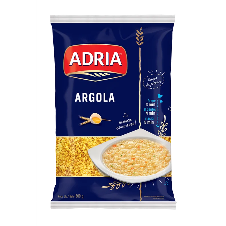 MASSA ARGOLA 500G ADRIA
