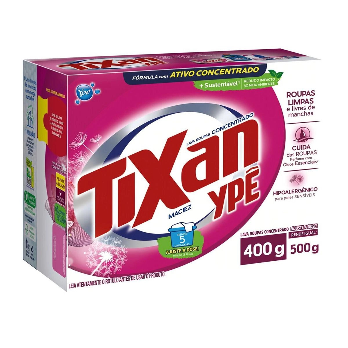 sabão em pó tixan maciez Ypê 400g 