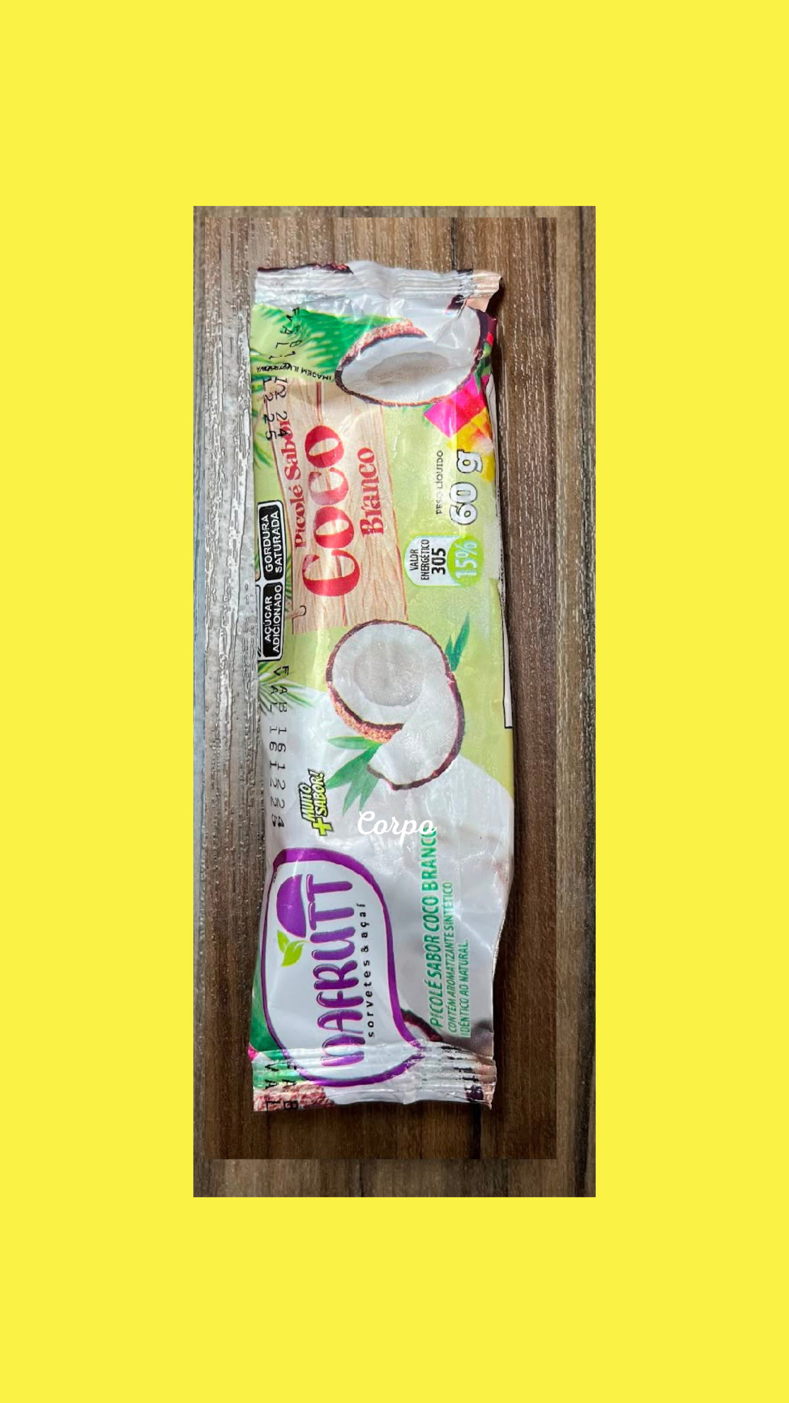 PICOLÉ DE CÔCO BRANCO