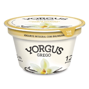 IOGURTE INTEGRAL C/POLPA DE BAUNILHA YORGUS 130G