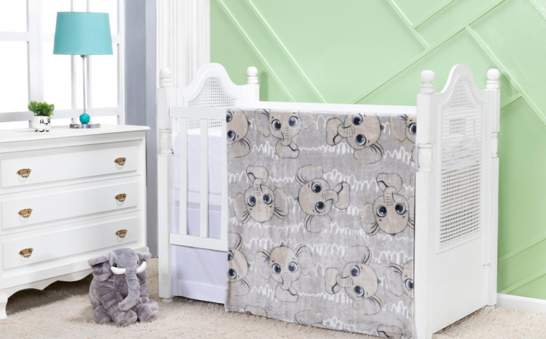 Cobertor Etruria Baby Flannel - Elefantinho