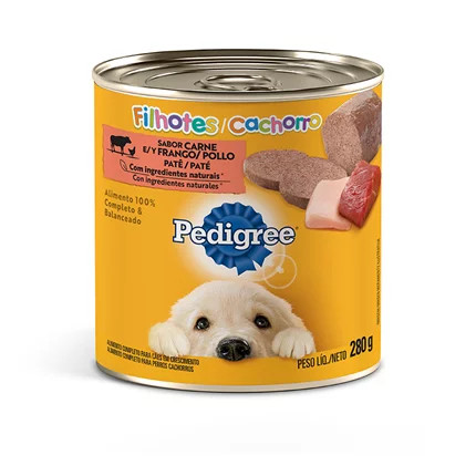 Patê Pedigree Filhote Carne e Frango 280g