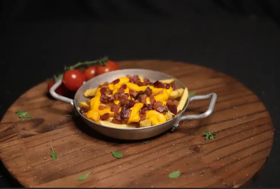 BATATA CHEDDAR E BACON