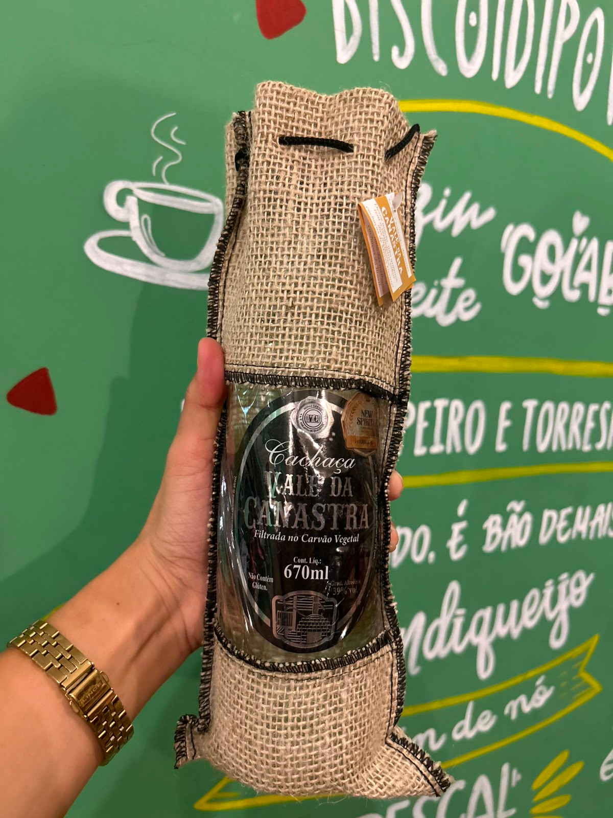 Cachaca Vale da Canastra Prata  Embalagem Presente - 670ml