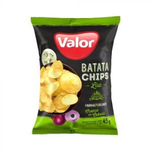 BATATA CHIPS CEBOLA VALOR 45G