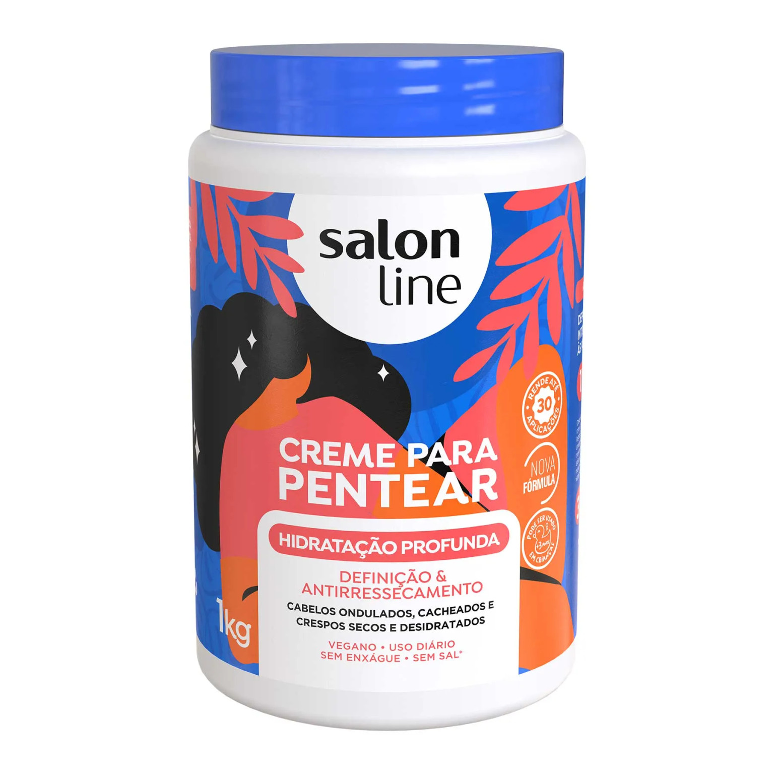 CREME P/ PENTEAR SALON LINE HIDRATAÇÃO PROFUNDA 1KG