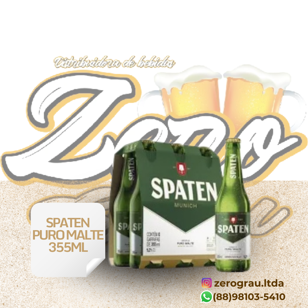 CERVEJA SPATEN LONG NECK 355ML