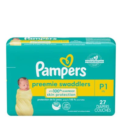 Fralda Pampers Preemie Swaddlers Prematuro P1 27 Unidades