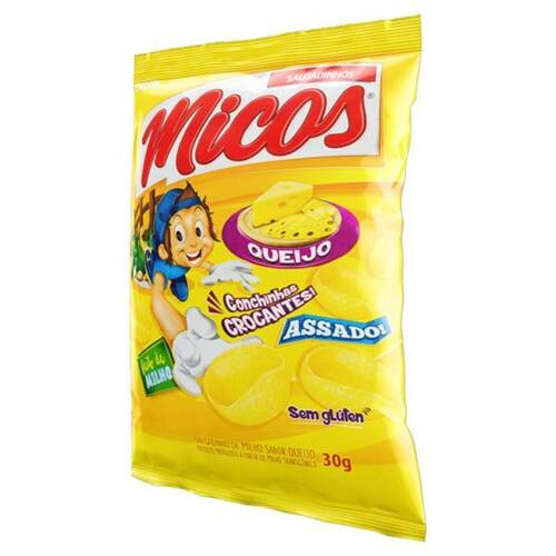 Salgadinho Sabor Queijo Micos 30g