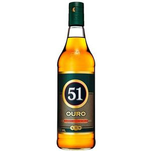 CACHAÇA COMPOSTA 51 OURO 965ML