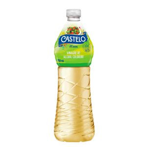 VINAGRE CASTELO ALCOOL COLORIDO 750ML