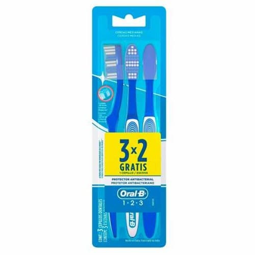 Kit Escova Dental Oral B 123 3un