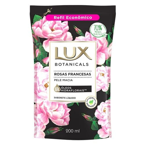 Sabonete Líquido Botanicals Rosas Francesas Refil Lux 200ml