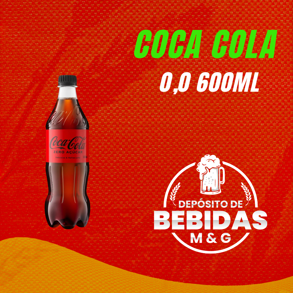 COCA COLA 0,0 600ML