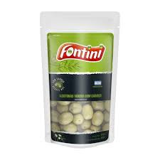 AZEITONA VERDE C/CAROÇO FONTINI POUCH 150GR