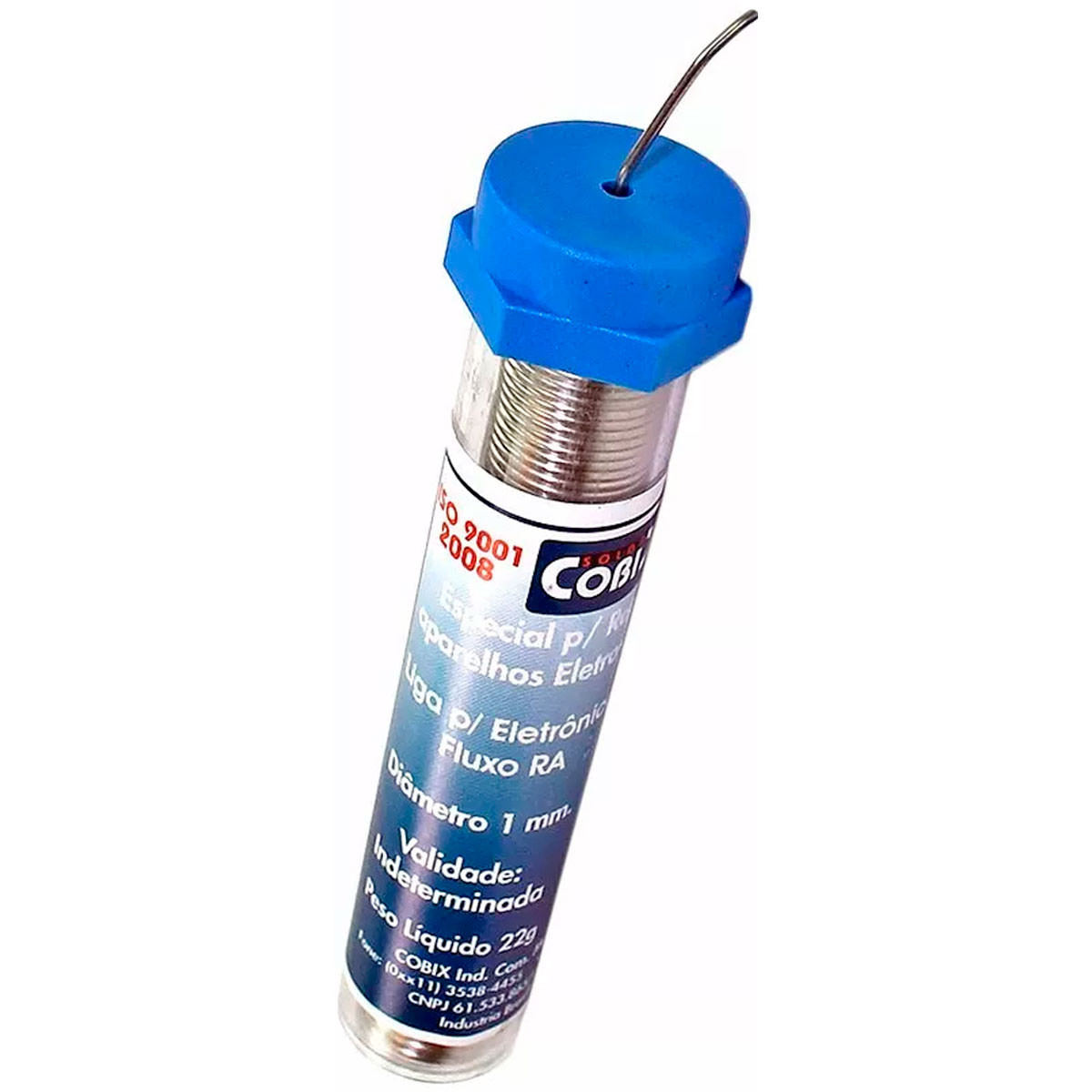Tubo de Estanho em Fio 22g Cobix