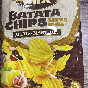 BATATA CHIPS ALHO NA MANTEIGA