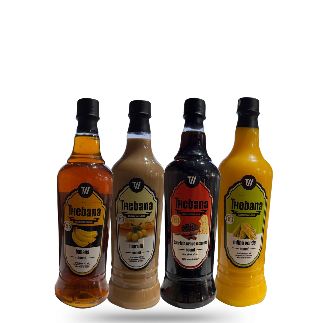 Cachaça thebana sabores 900 ml 