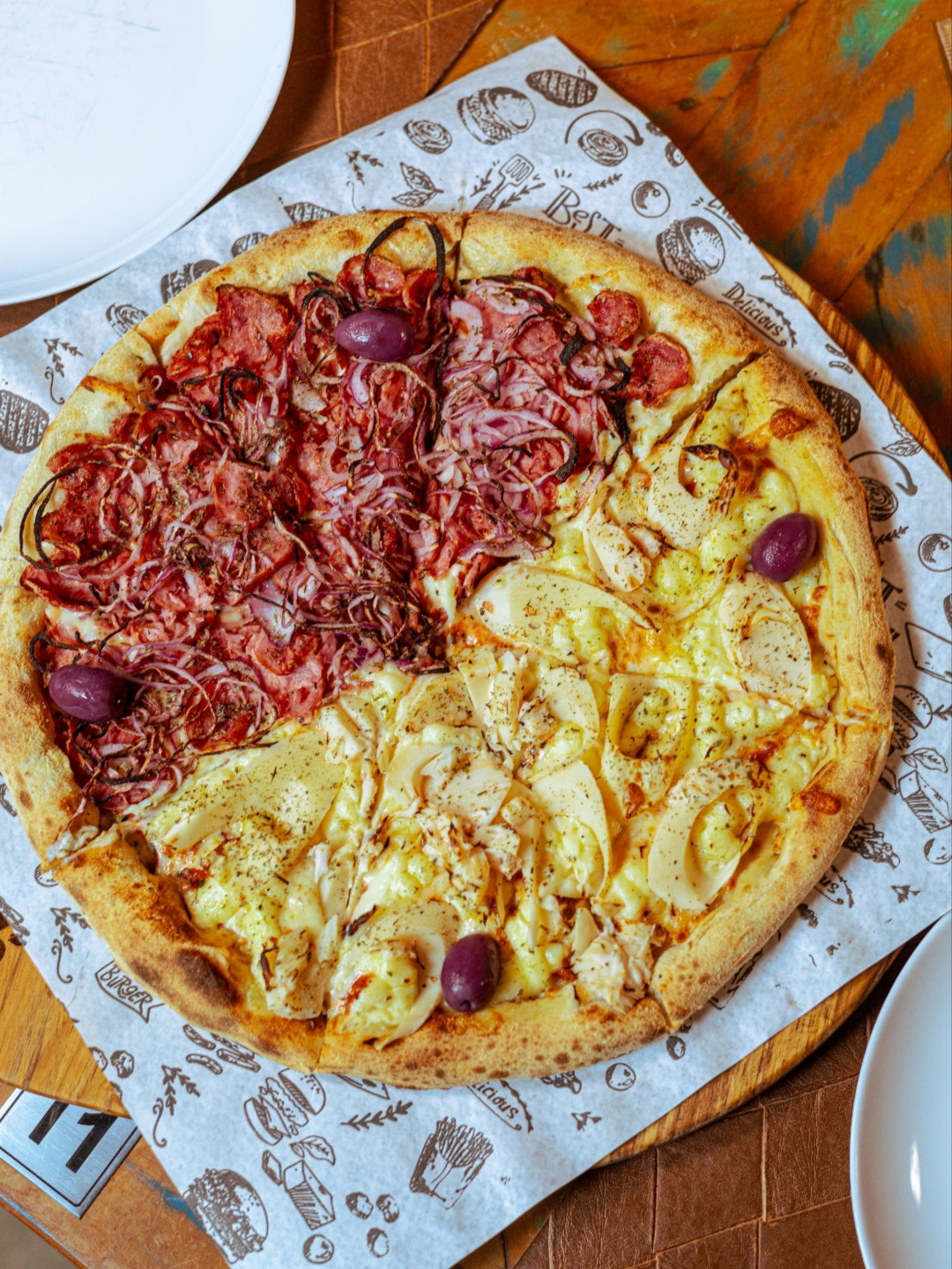 PIZZAS TRADICIONAIS 1/2
