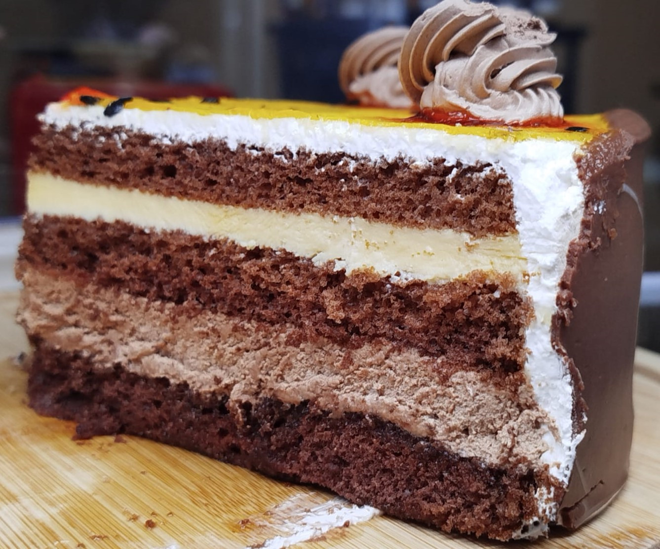 FATIA DE TORTA MARACUJA