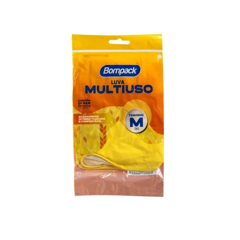 LUVAS LATEX MULT M BOMPACK