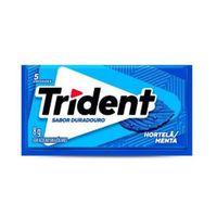 Trident Hortelã Sem Açúcar 5 Unidades 8g
