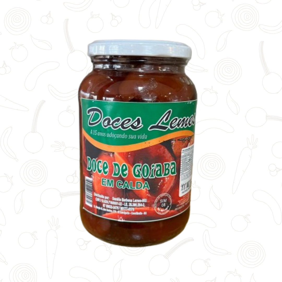 Doce de Goiaba em Calda Lemes 700g