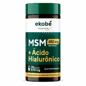 MSM + ÁCIDO HIALURÔNICO 30 CAPS