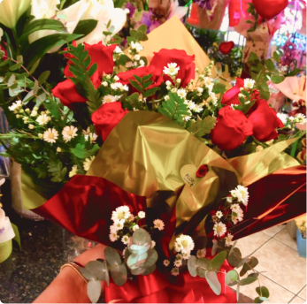 Buquê 11 Rosas Nacionais
