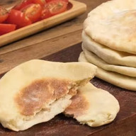 Fatia de Pão libanês feito na hora