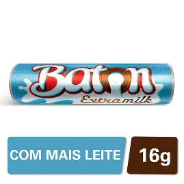 Baton Chocolate Extra Milk (Garoto) 16g