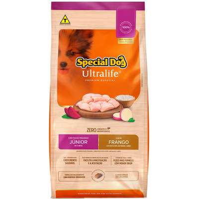 Special Dog Ultralife Filhote Pequenas e Mini 15Kg Sabor Frango e Arroz