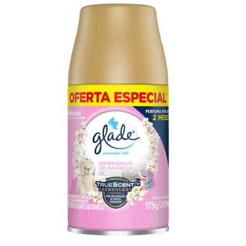 Odorizador de Ambiente Lembranças de Infância Automatic Refil Oferta Especial Glade 269ml