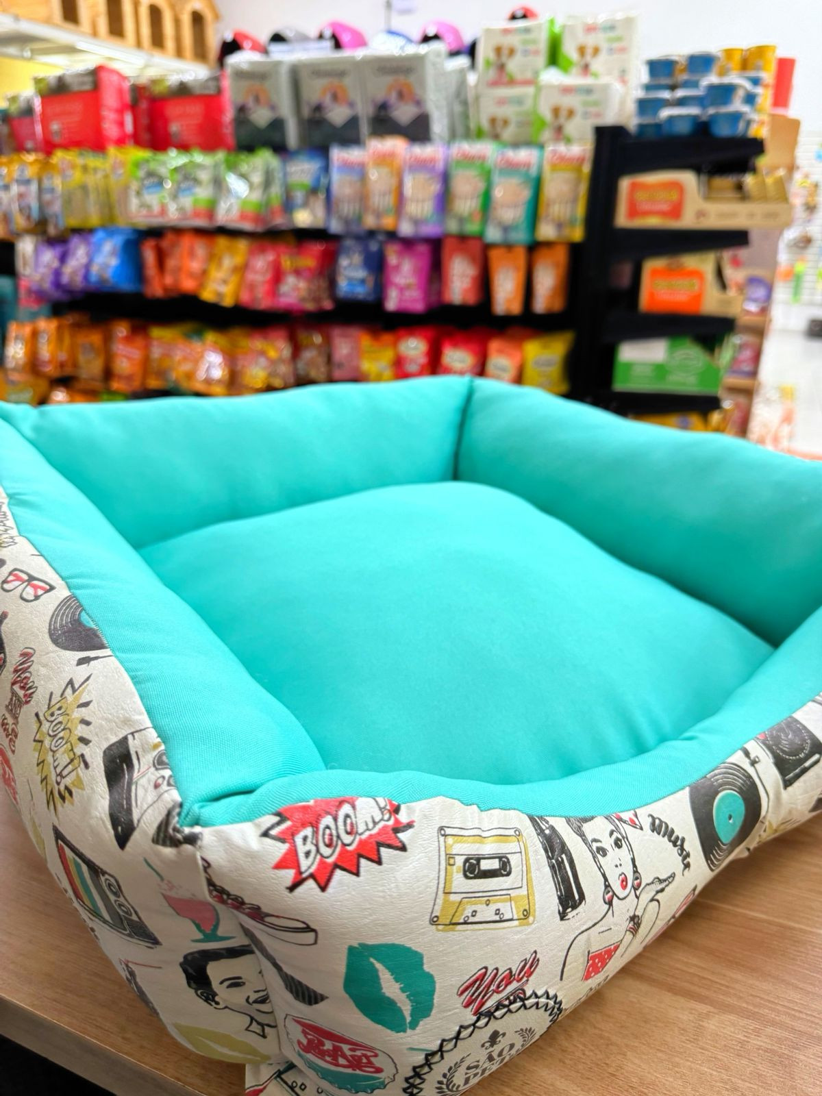 Cama Safira Vintage Azul P