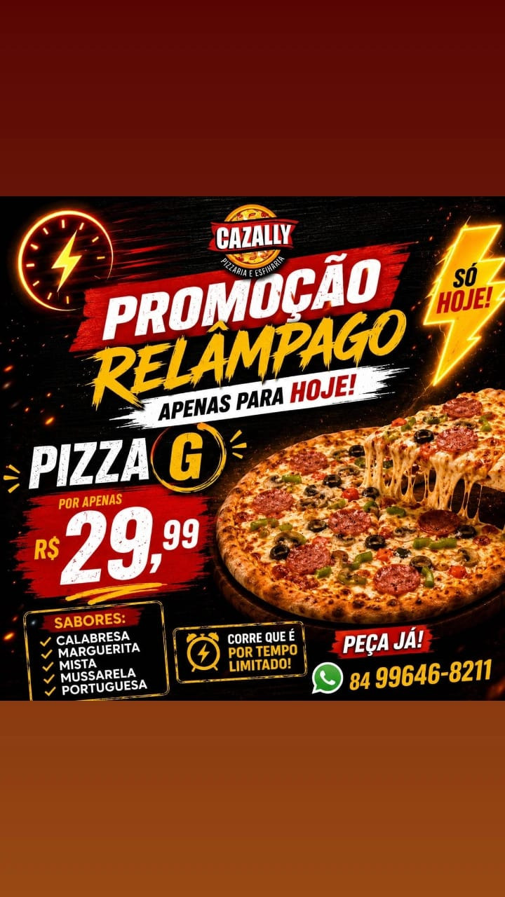 Pizza Promocional (8 fatias)