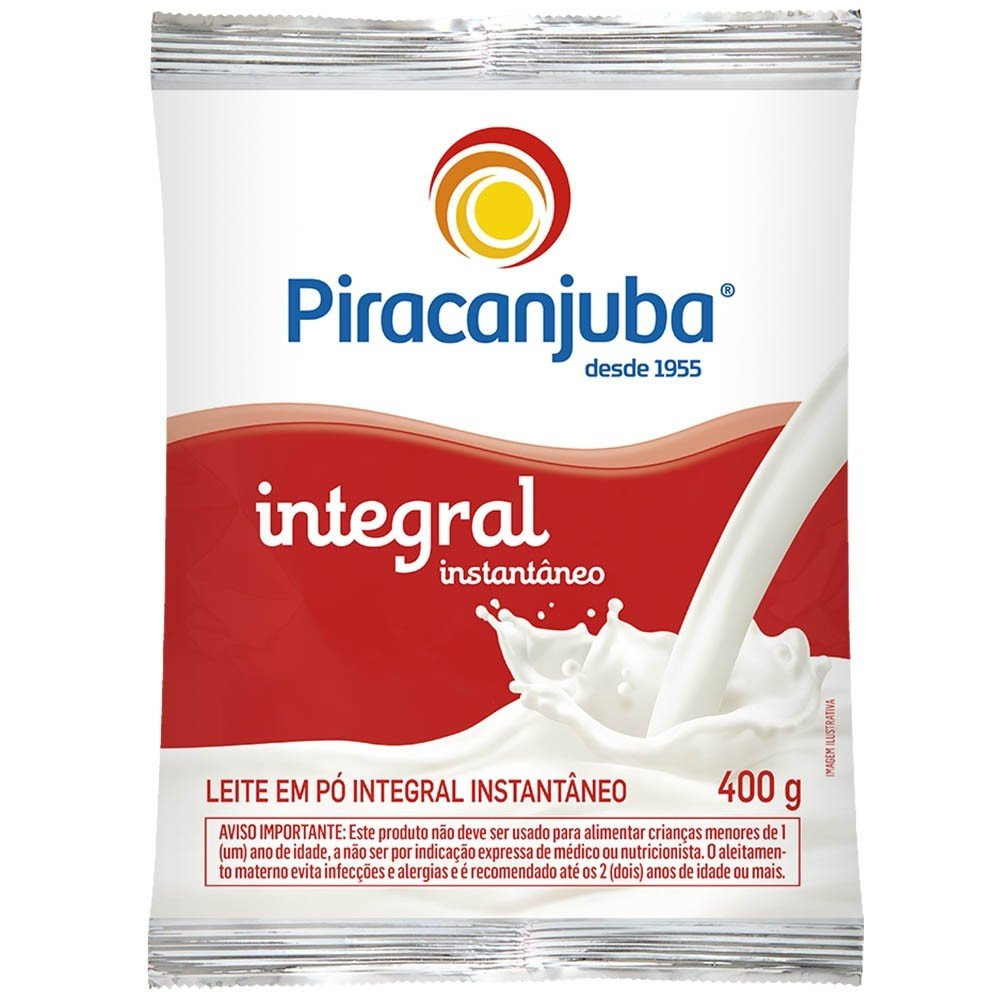 LEITE EM PO PIRACANJUBA INTEGRAL INSTANTANEO SC400G