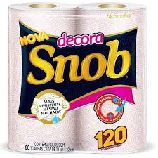 Papel toalha Snob decorado 