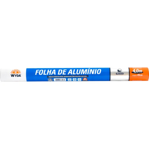Folha de Aluminio Wyda 45x4m