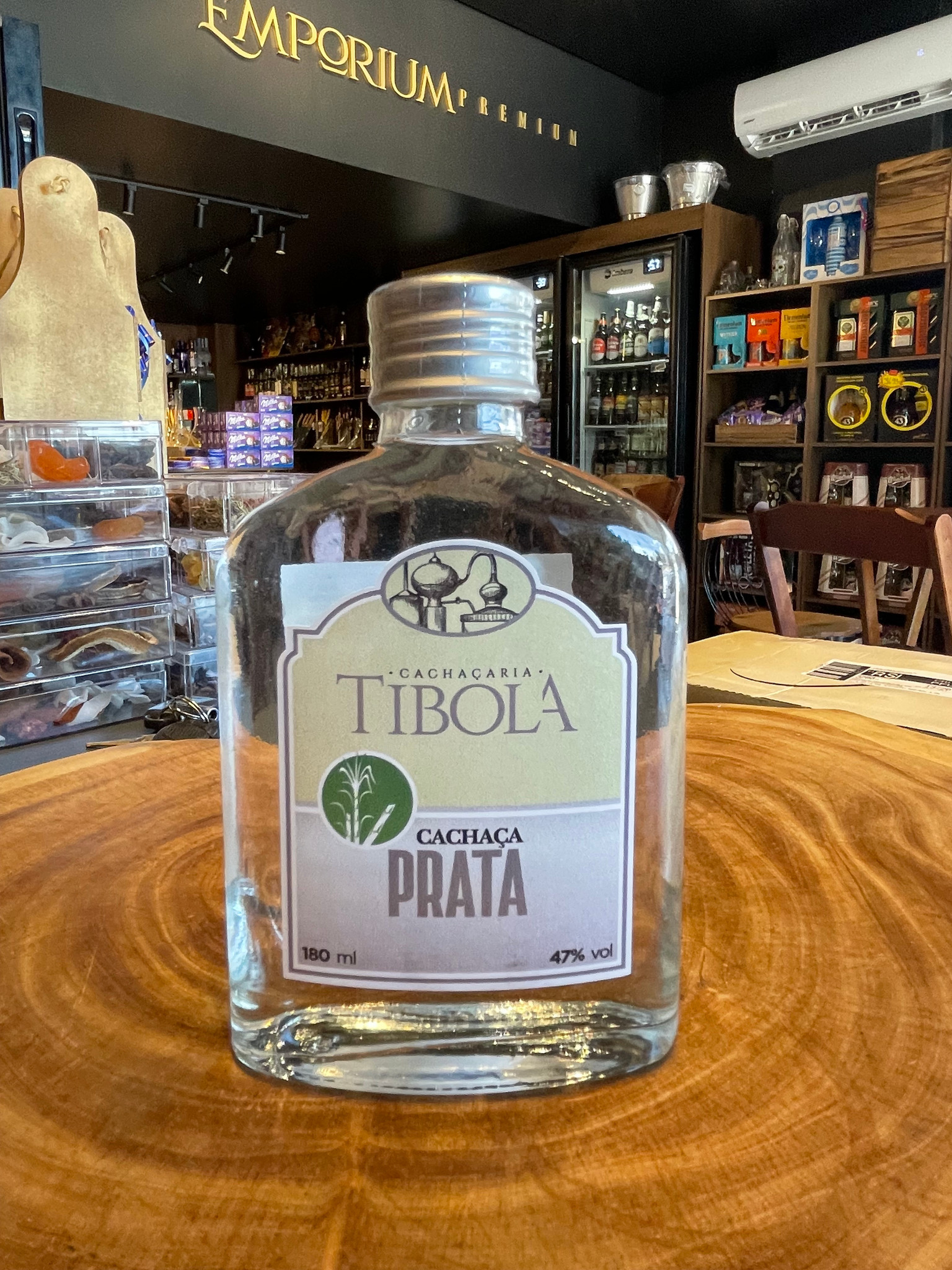 Cachaça Alambique Prata 180ML