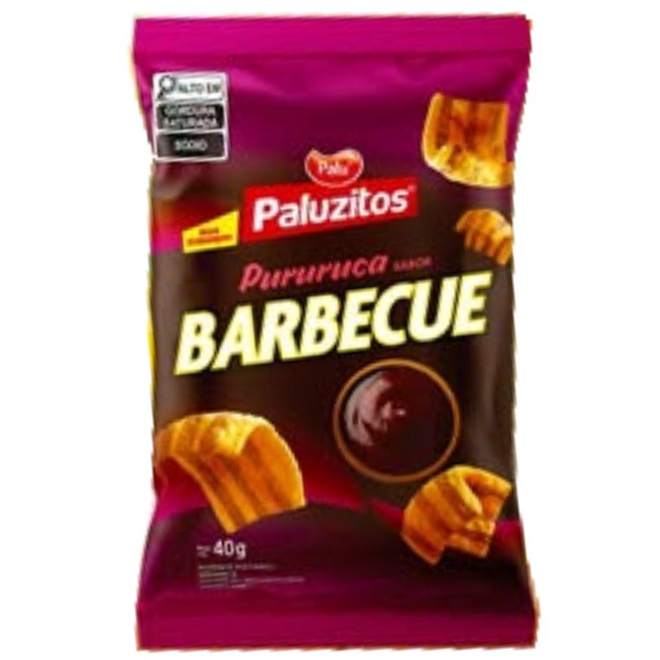 SALGADINHO PURURUCA PALUZITOS BARBECUE 40G