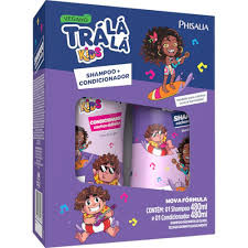 SHAMPOO TRALALA 480ML KIDS CACHOS+COND 480ML