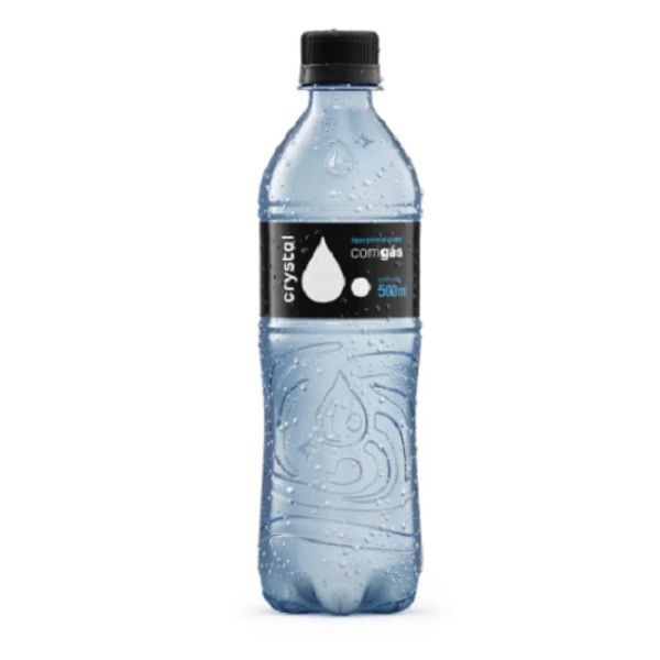 ÁGUA MINERAL CRYSTAL COM GÁS PET 500ML