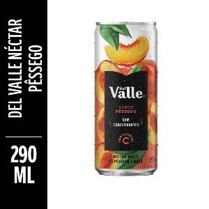 SUCO LATA DEL VALLE PESSEGO 290ML