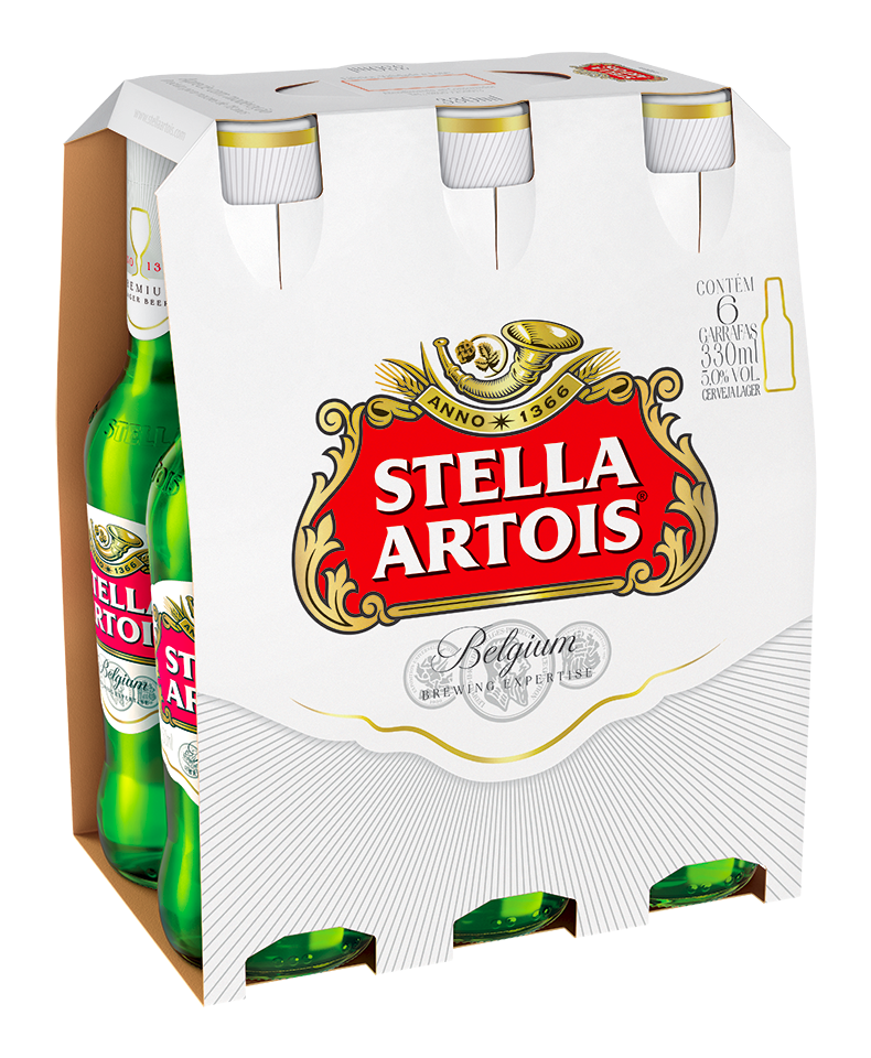 STELLA ARTROIS LONG 330ML FARDO C 6 S