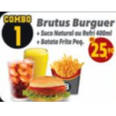 COMBO 1 - BRUTUS BURGUER