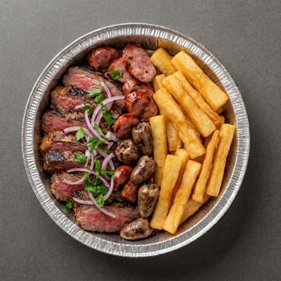 PORCAO CHURRASCO MARMITEX