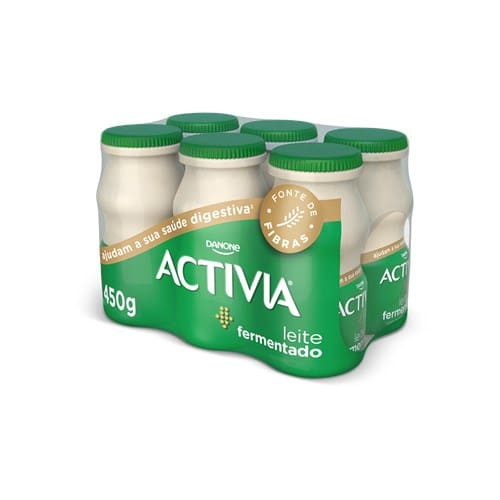 Leite Fermentado Desnatado Sabor Baunilha Danone Activia 450g