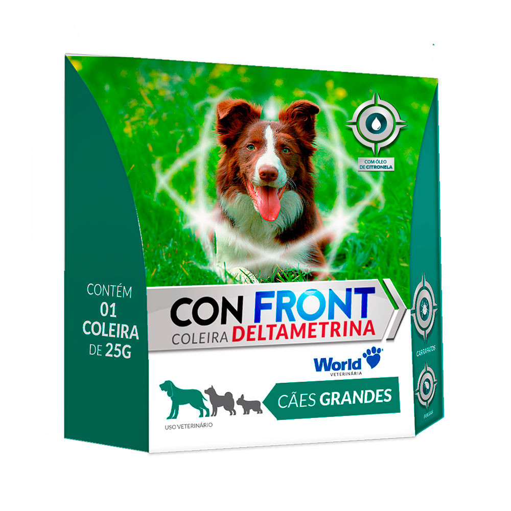 Confront Coleira Anti-Pulgas e Carrapatos