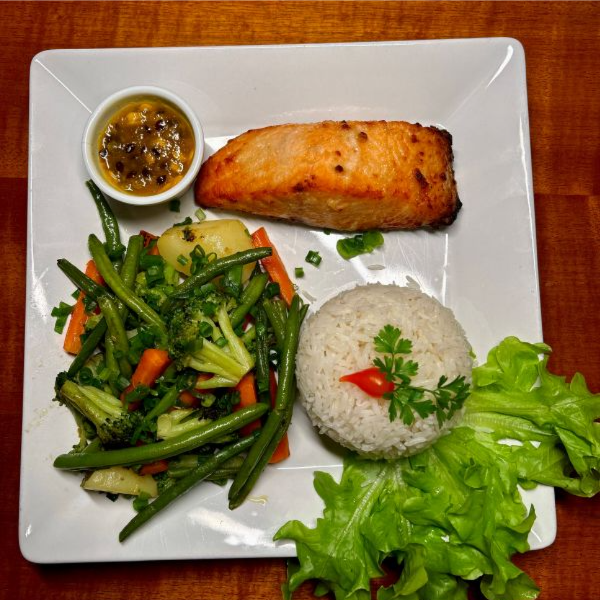Salmão ao Molho de Maracujá (Individual)