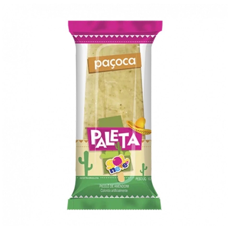 Paleta Paçoca Sol&Neve